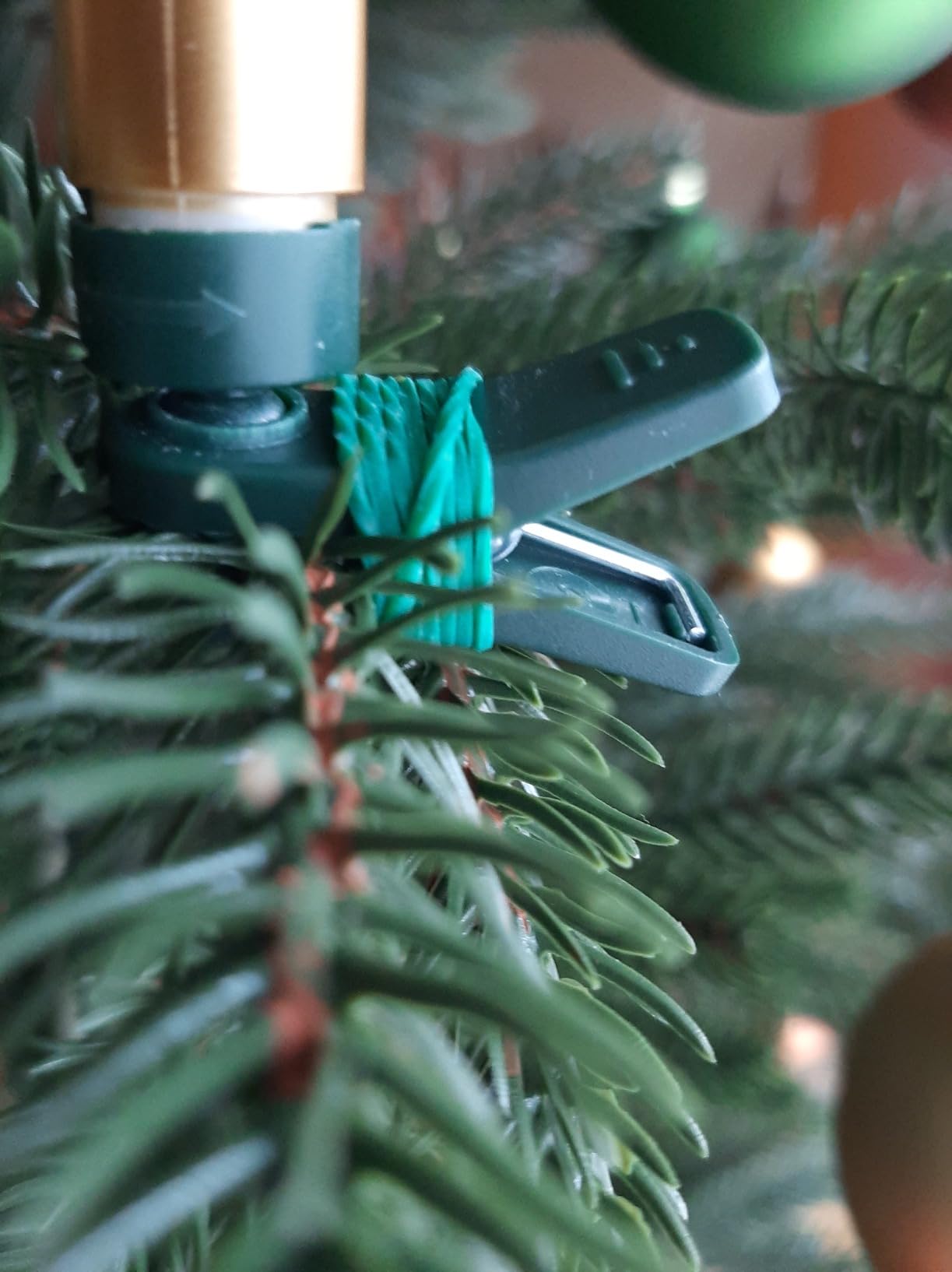 Lunartec Licht-Dekoration 20er LED-Christbaumkerzen gold mit Timer