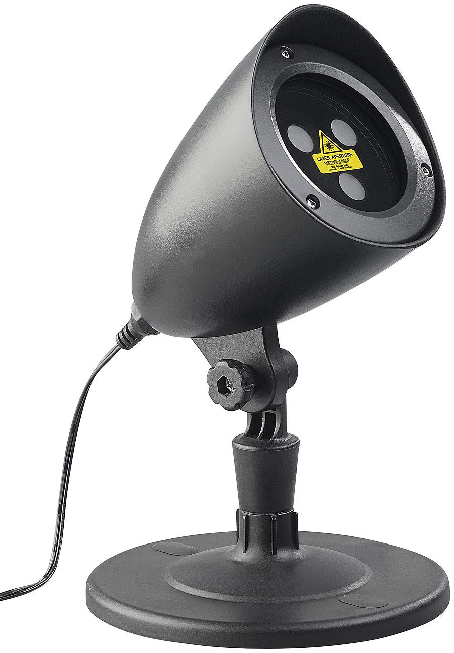 Lunartec LP-350 RGB-Laserprojektor mit Fernbedienung IP65