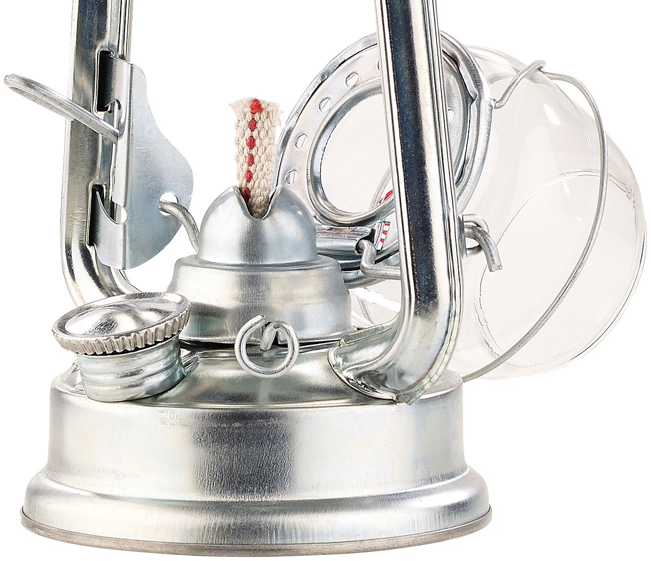 Lunartec Sturmlaterne 2er-Set Petroleum 18,5cm verzinkt
