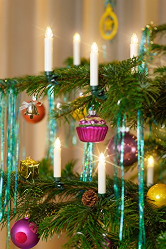 Bonetti Wireless Christmas Candles LED Baumkerzen 40er Set Farbwechsel