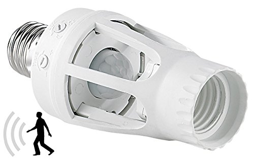 Lunartec E27 Fassung mit 360° Bewegungsmelder