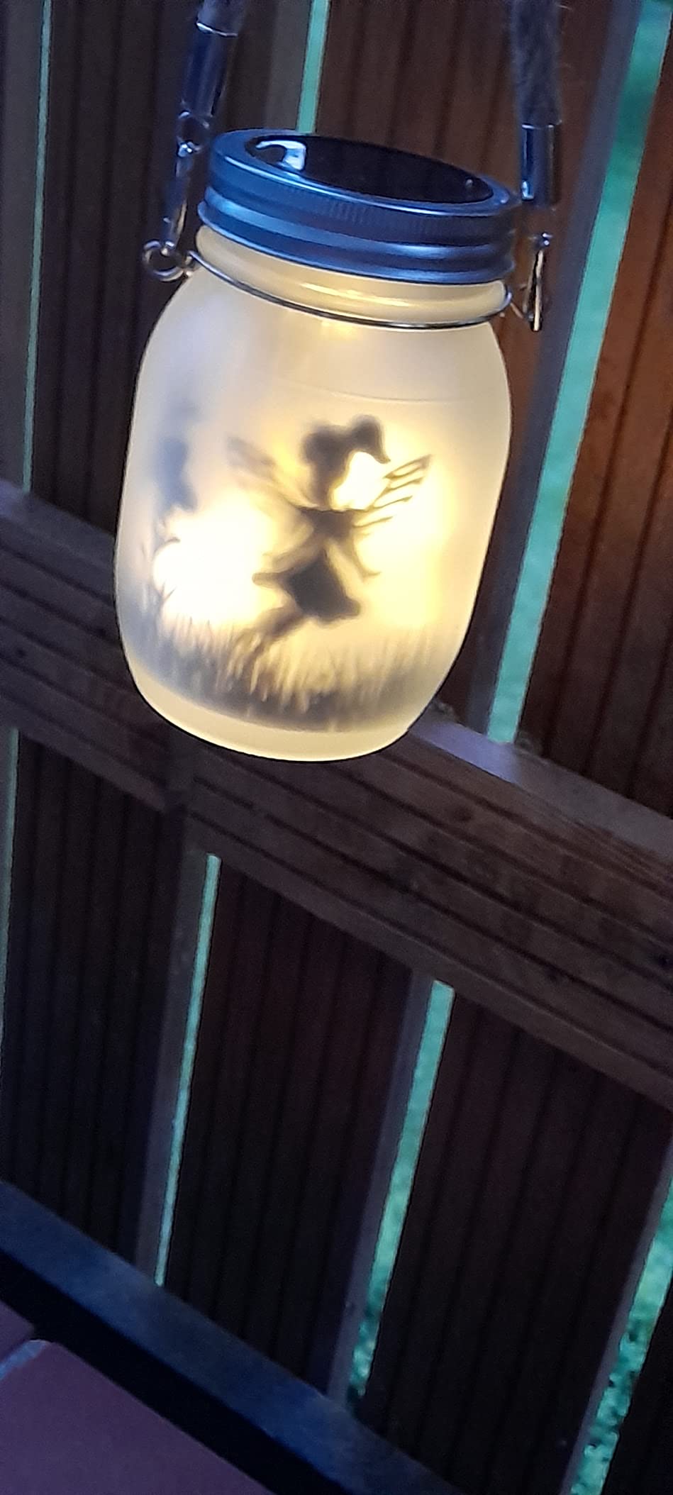 Bxroiu Solar Laterne Warm Weiß 2er Set 30 LEDs