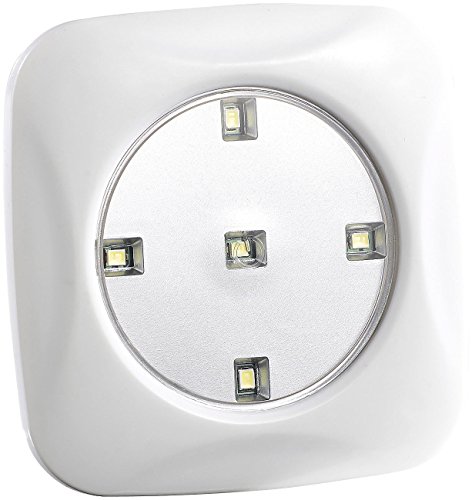 Lunartec FlexiLight LED-Spots 4er-Set batteriebetrieben mit Druckschalter
