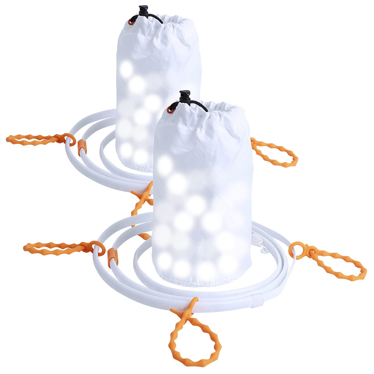 Lunartec Licht-Dekoration USB Lichtschlauch 2er-Set 3m 90 LEDs