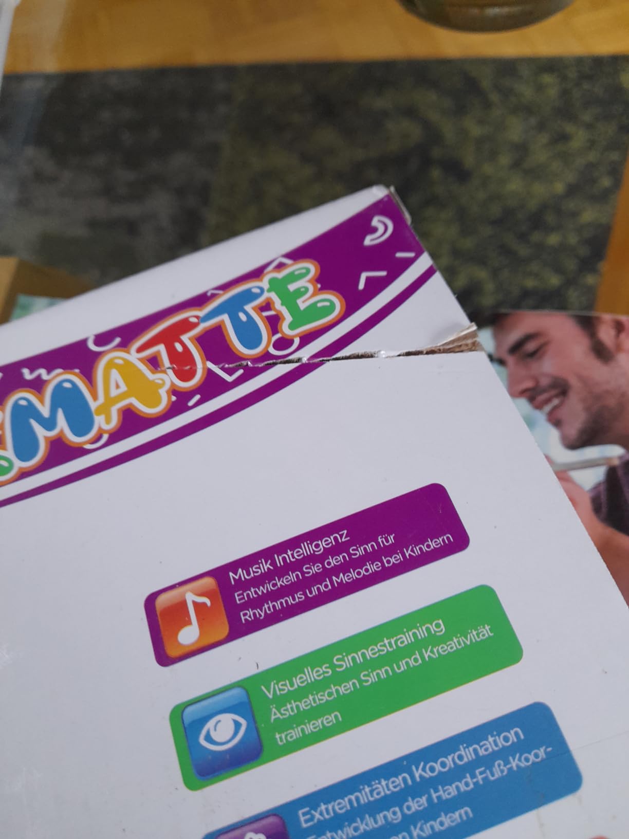WEARXI Musikmatte Violett Klaviermatte Spielzeug ab 1 Jahr