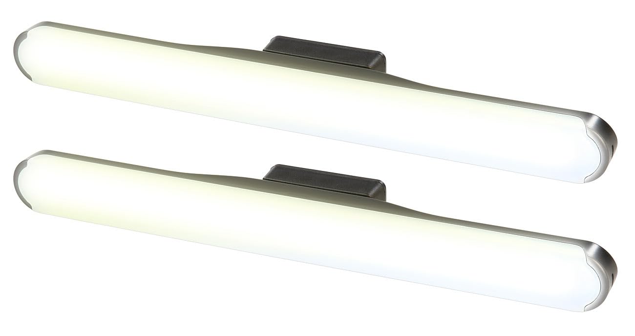 Lunartec Innenbeleuchtung LED-Leselicht 2er-Set 35cm dimmbar