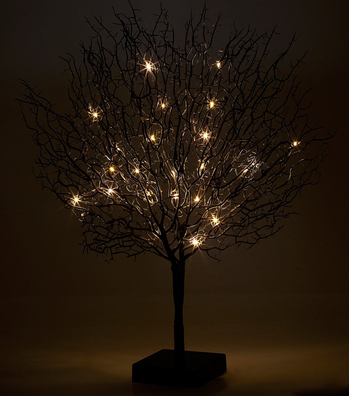 Lunartec Licht-Dekoration Lichterbaum 25 LEDs 50cm warmweiß