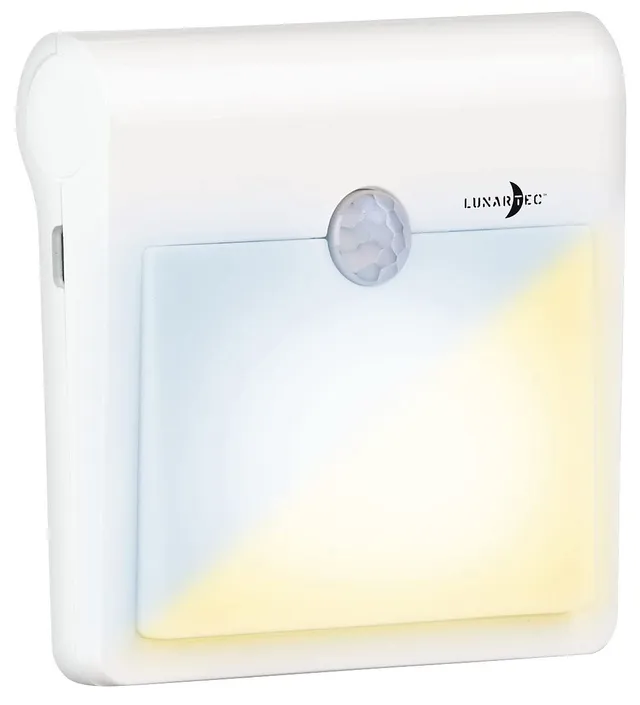 Lunartec Akku LED-Nachtlicht Bewegungsmelder warmweiß