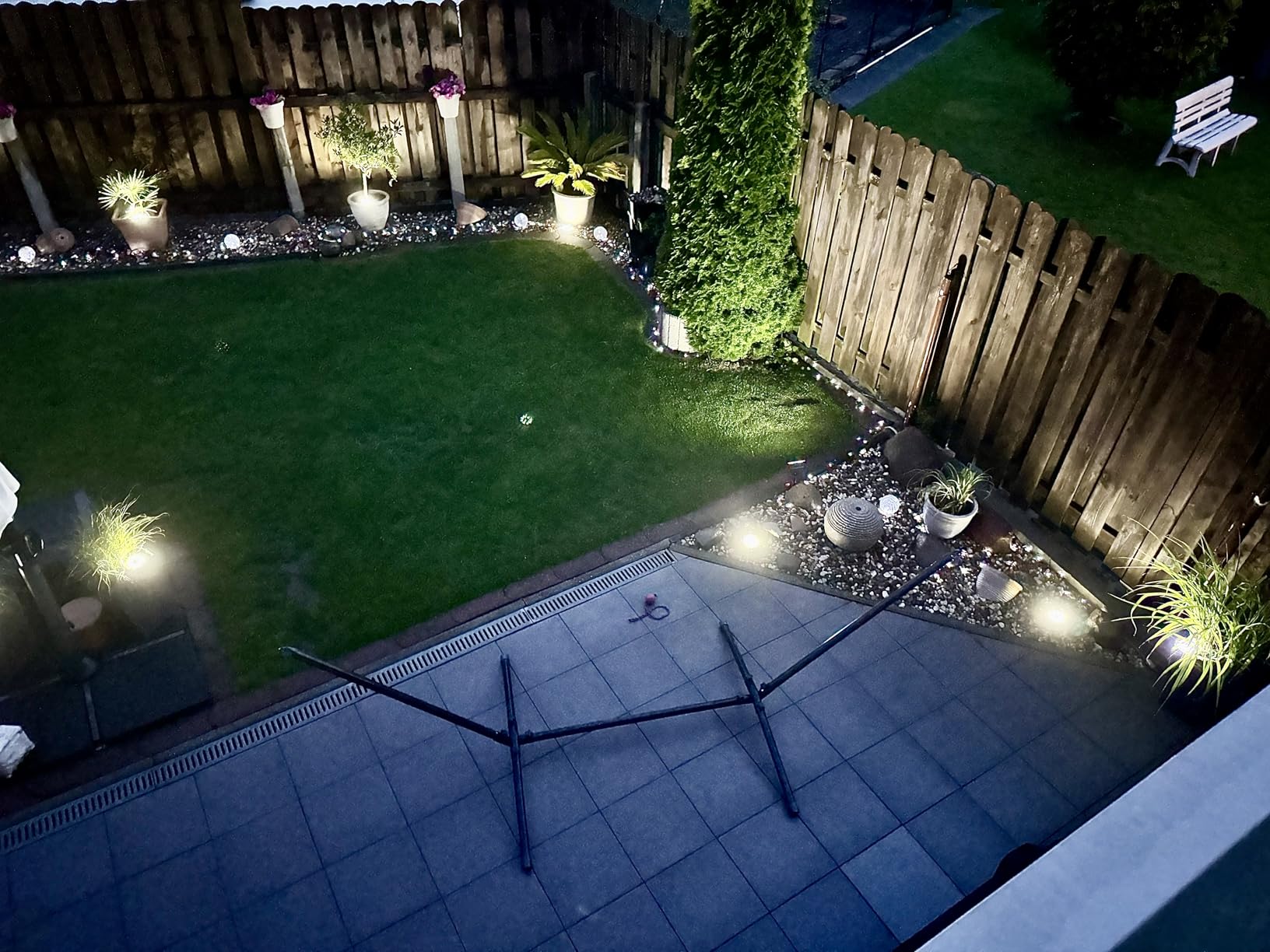 Qedertek Lighting Solar Bodenleuchten 8 Stück weiß IP65 Edelstahl