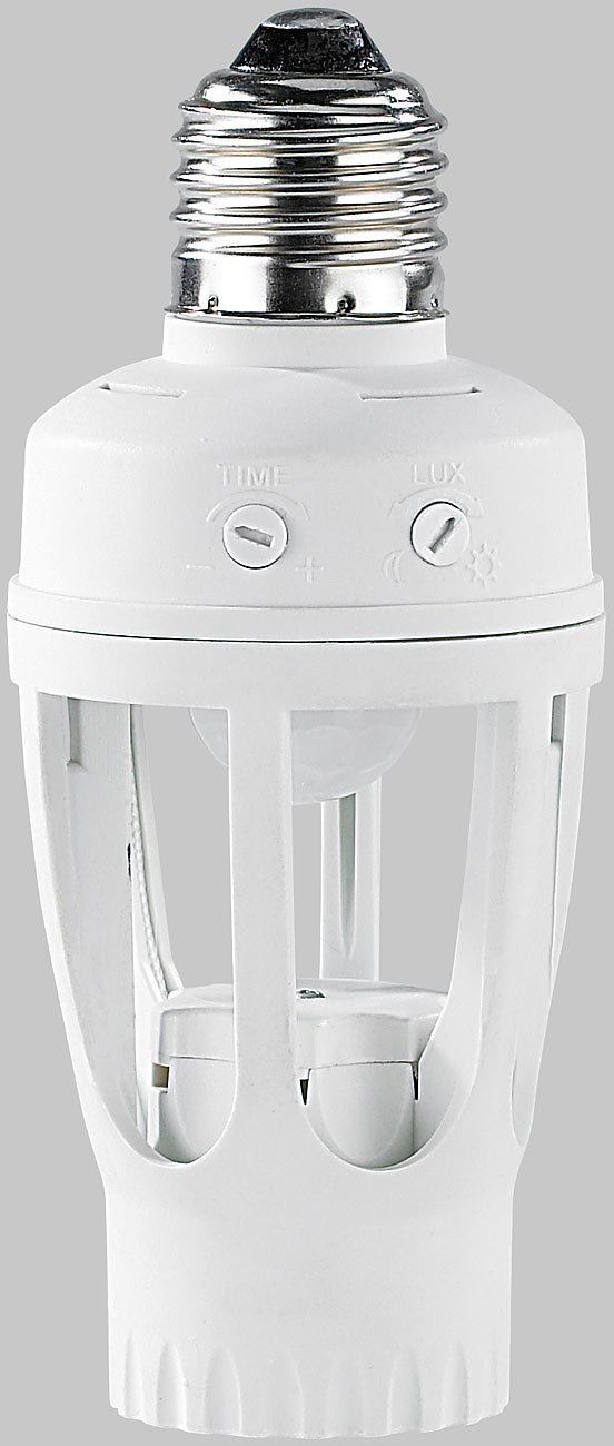 Lunartec Leuchtmittel Lampenfassung E27 4er mit Bewegungsmelder