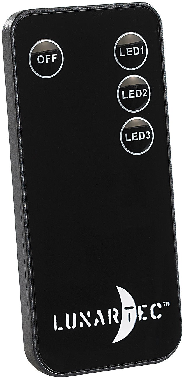Lunartec LED-Teelichter Akku 24er-Set mit Fernbedienung
