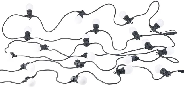 Lunartec Licht-Dekoration Lichterkette 20 LEDs 13 m IP44 außen