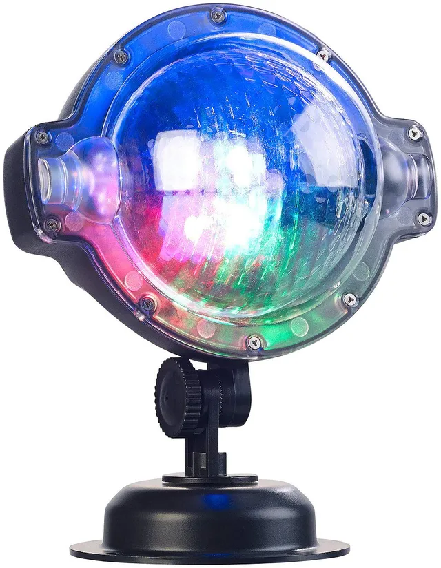 Lunartec Licht-Dekoration Schneefall Projektionslampe weiß RGB mit Timer
