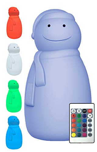 Bonetti LED Lichterketten Schneemann Dekofigur 40cm RGBW