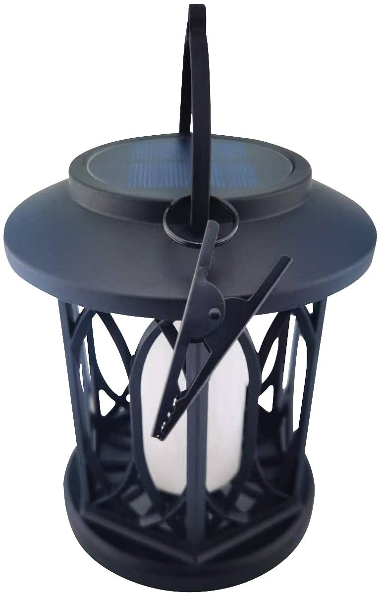 Lunartec Außenbeleuchtung Solar-Gartenlaterne 2er-Set IP65