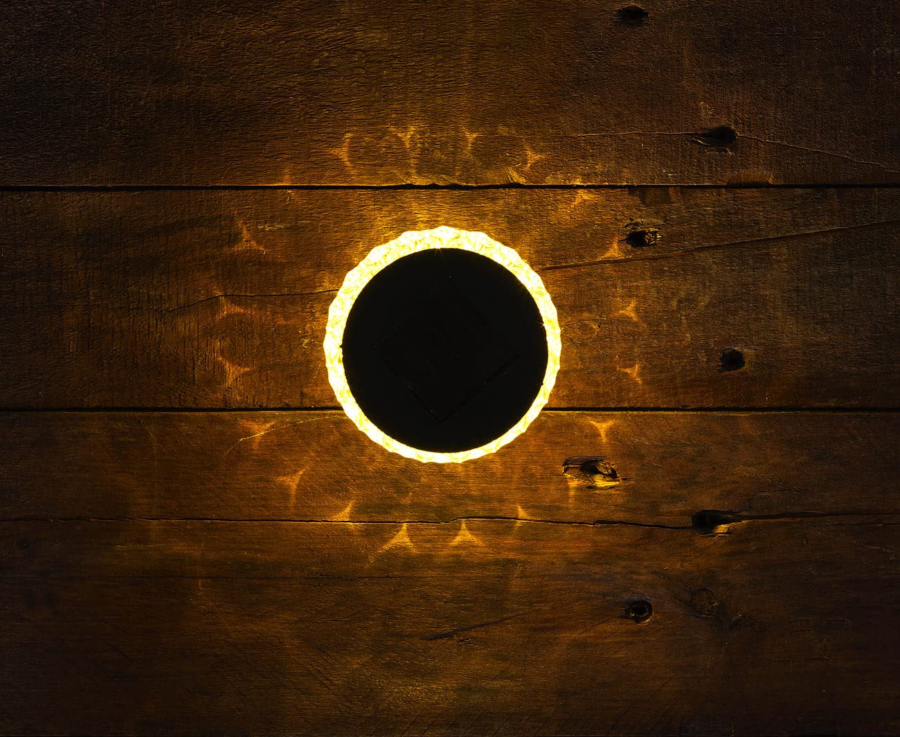 Lunartec Außenbeleuchtung Solar-LED-Windlicht Liora Glas IP44