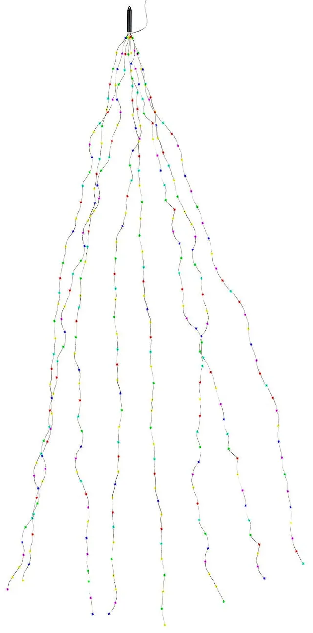 Lunartec Christbaum-Überwurf-Lichterkette 320 LEDs bunt