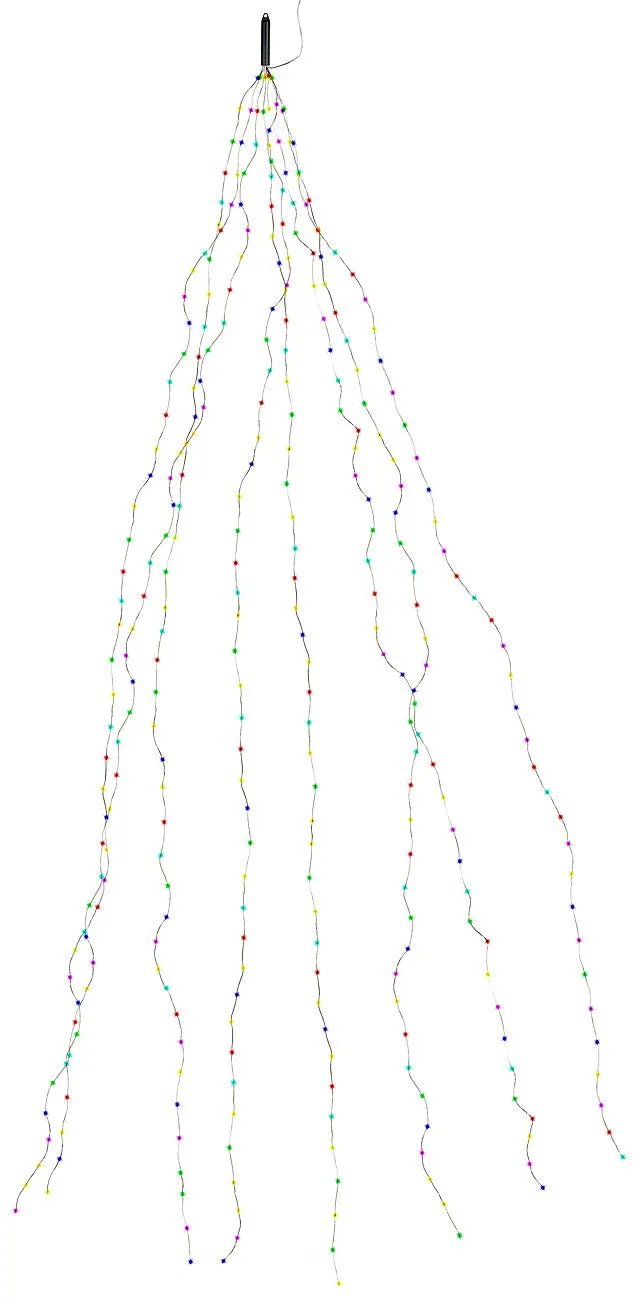 Lunartec Christbaum-Überwurf-Lichterkette 320 LEDs bunt