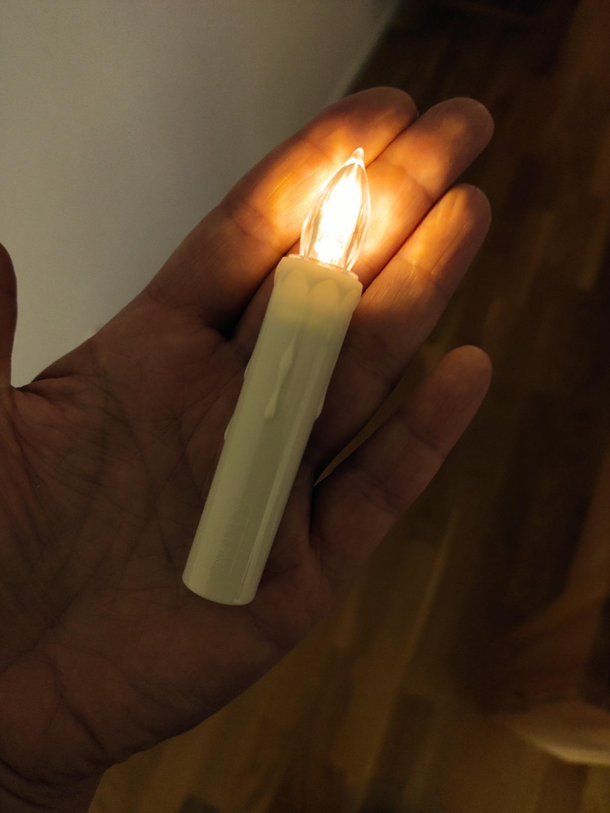 Koopower Candle Lights LED-Kerzen warmweiß 30er-Set mit Timer Batterie