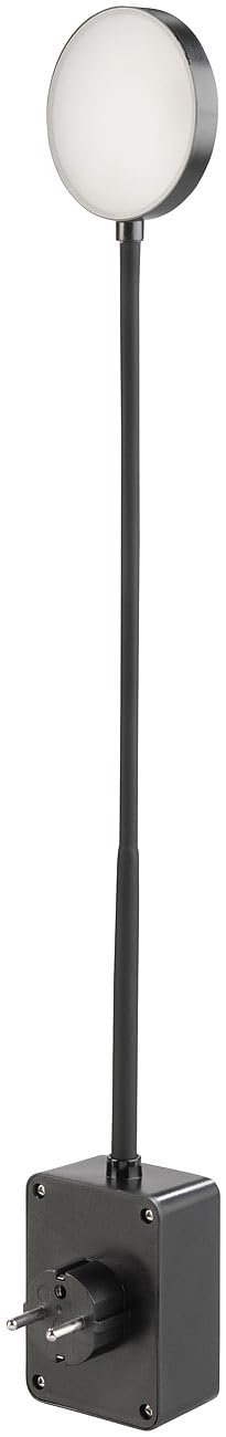 Lunartec Innenbeleuchtung Steckerleuchte 2er-Set schwarz mit USB