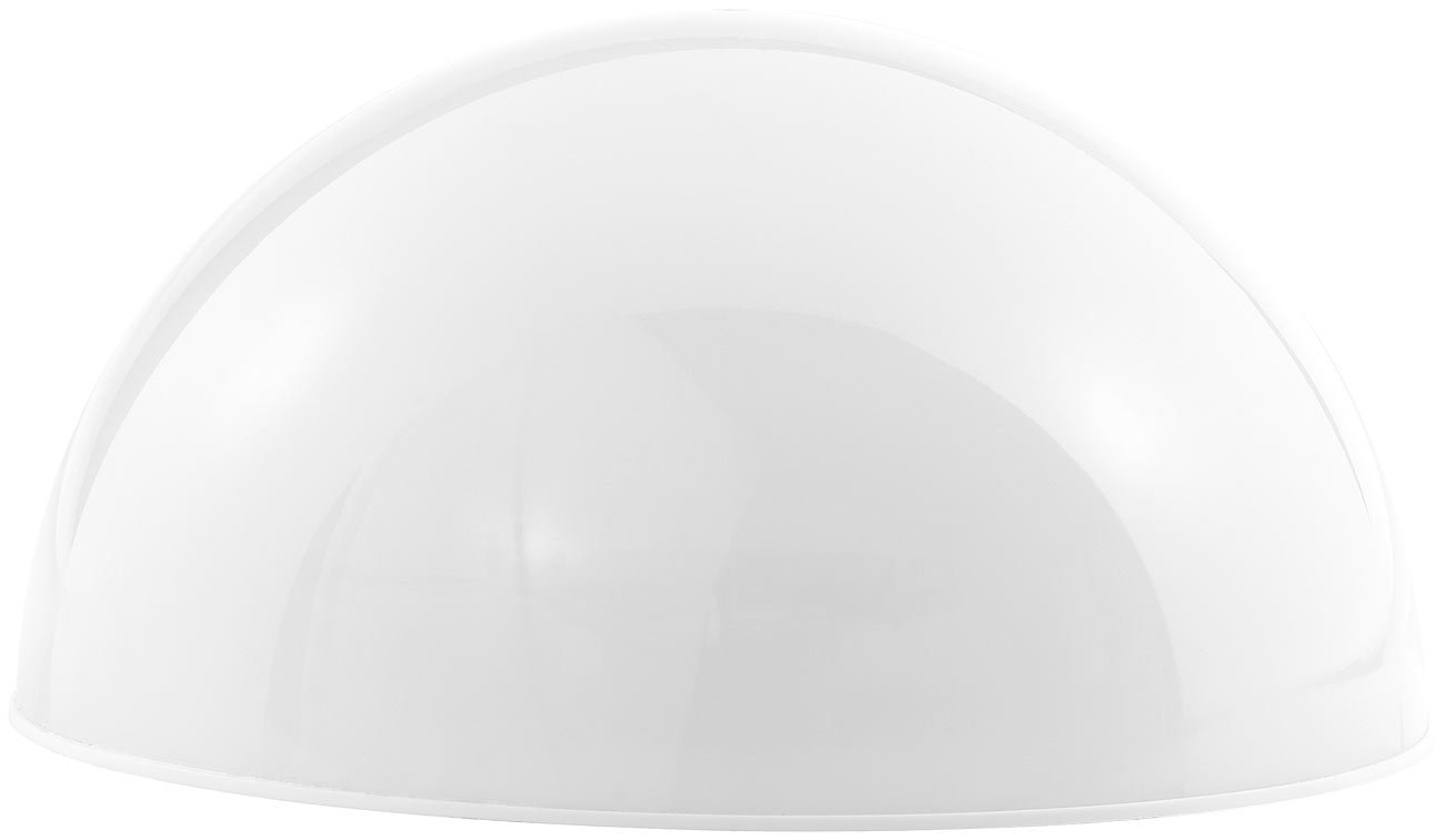 Lunartec Außenbeleuchtung Solar-Halbkugel weiß 2er-Set 20 cm