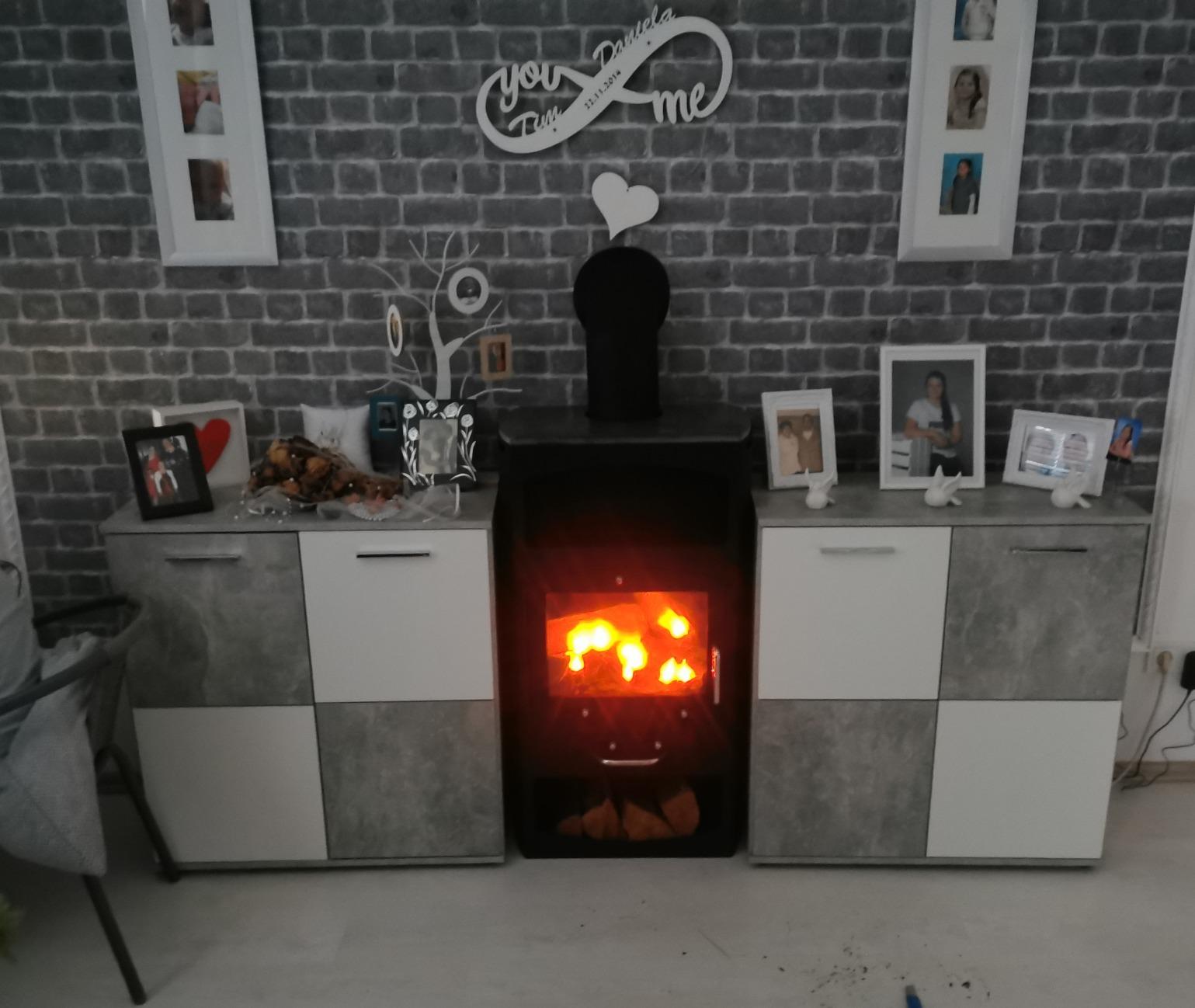 Lunartec Licht-Dekoration Lichterkette Flammen-Optik 10 Birnen 4,2m