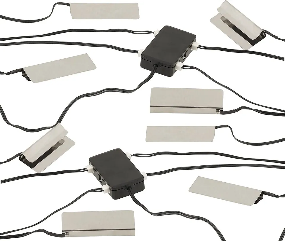 Lunartec Innenbeleuchtung LED-Glasbodenbeleuchtung 2er-Set warmweiß