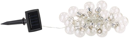 Lunartec Licht-Dekoration Solar-Lichterkette 20 LEDs warmweiß