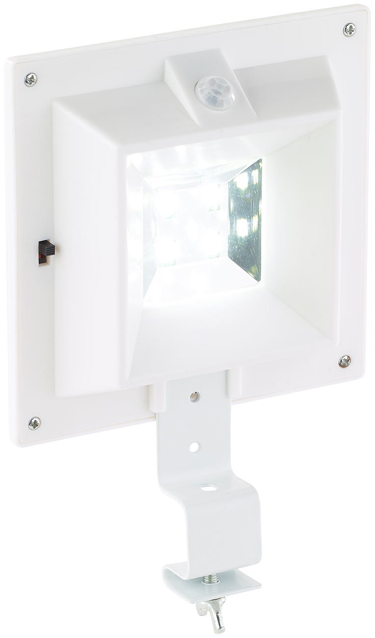 Lunartec Außenbeleuchtung Solar Dachrinnenleuchte 2er-Set 160lm