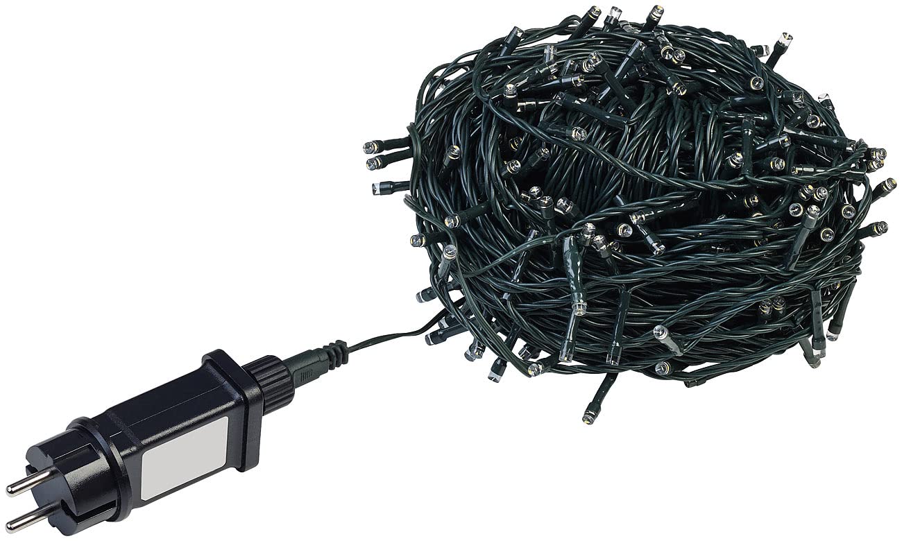 Lunartec Licht-Dekoration WLAN-Lichterkette 32m warmweiß 320 LEDs