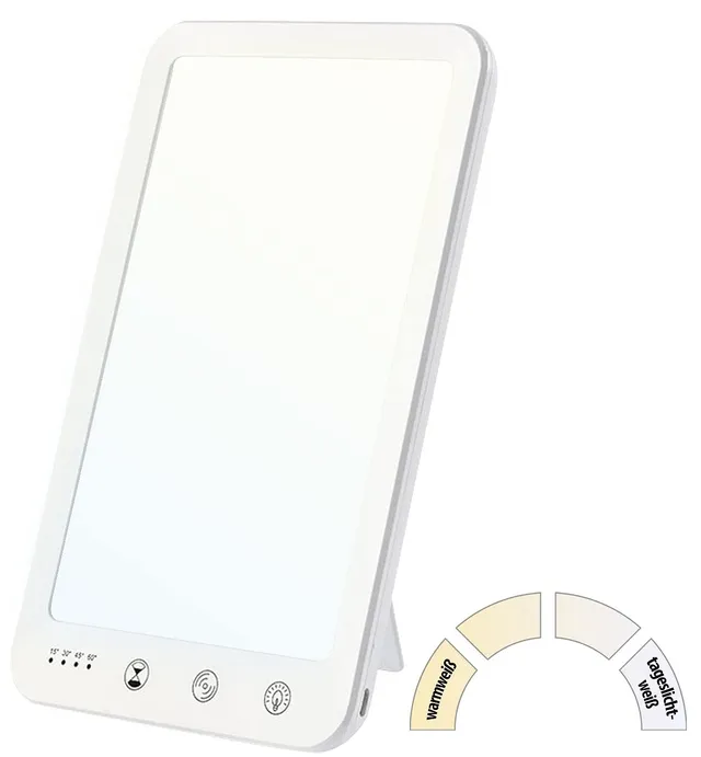 Lunartec Innenbeleuchtung CCT-Tageslichtlampe 10000 Lux USB-C