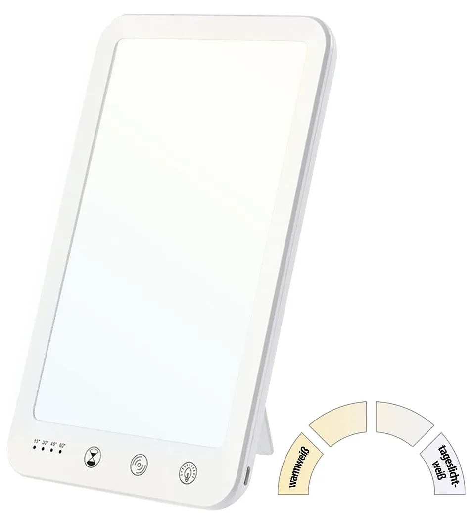 Lunartec Innenbeleuchtung CCT-Tageslichtlampe 10000 Lux USB-C