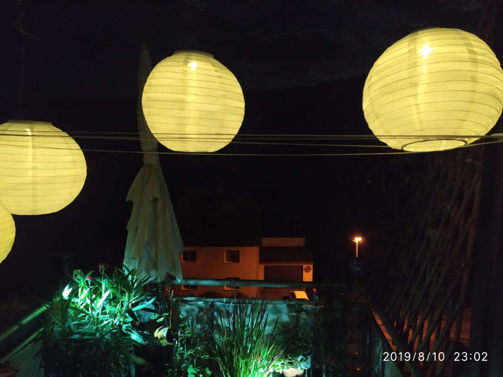 Lunartec Licht-Dekoration Solar-Lampions 12er warmweiß 30cm