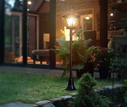 Bonetti Solar Gartenlaterne 120 cm warmweiß 8 LEDs