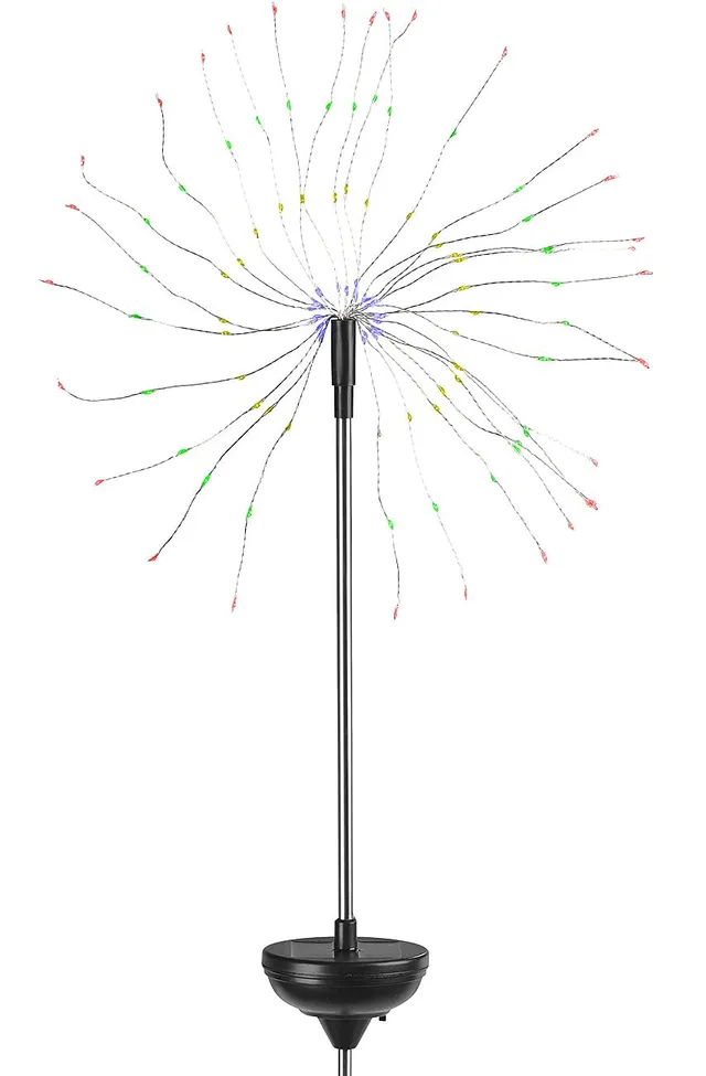 Lunartec Außenbeleuchtung Solar-Feuerwerk 120 LEDs bunt
