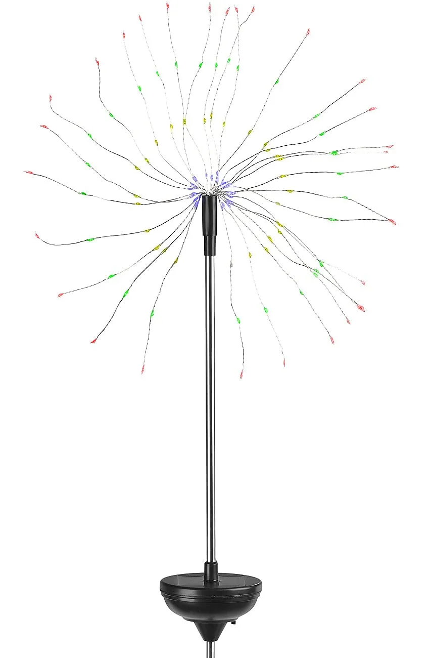 Lunartec Außenbeleuchtung Solar-Feuerwerk 120 LEDs bunt