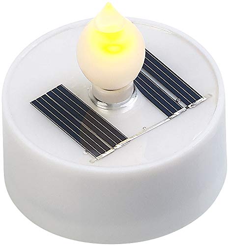 Lunartec Licht-Dekoration Solar-Teelichter 4er-Set weiß IP44