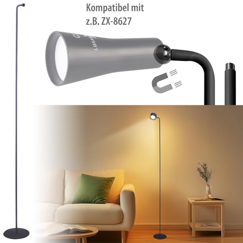 Lunartec Innenbeleuchtung Bodenständer magnetisch 150cm schwarz