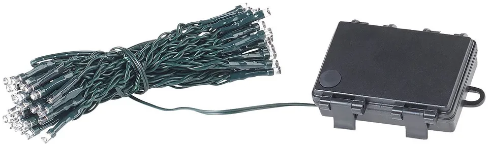 Lunartec Licht-Dekoration LED-Lichterkette 50 LEDs 5 m warmweiß