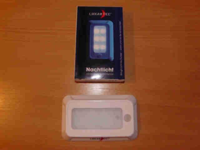 Lunartec Innenbeleuchtung LED Nachtlicht Batterie Sensor 20lm