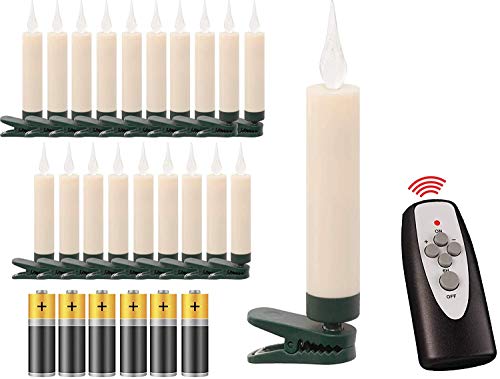 Bonetti Wireless Christmas Candles Baumkerzen 20er-Set Timer