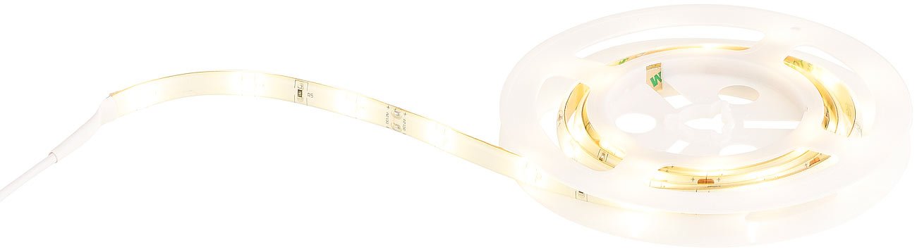 Lunartec Innenbeleuchtung LED Bettlicht 1,2 m warmweiß 36 LEDs