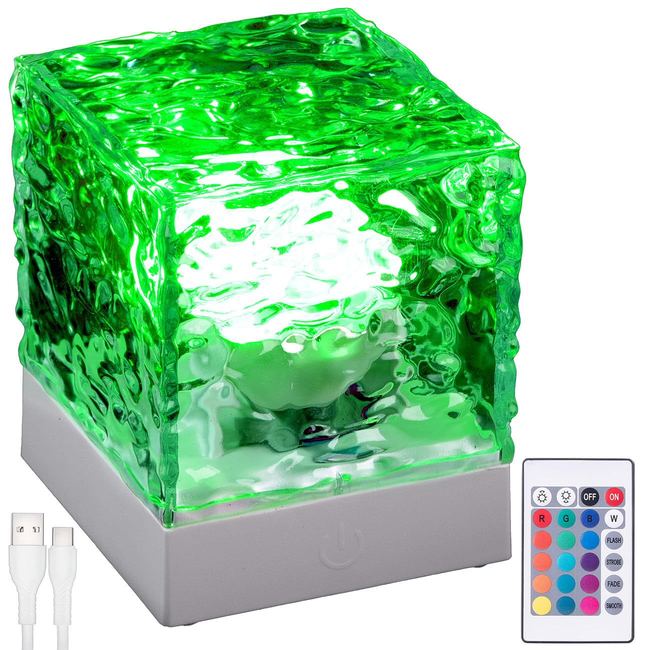 Lunartec Licht-Dekoration Polarlicht Projektor RGB dimmbar