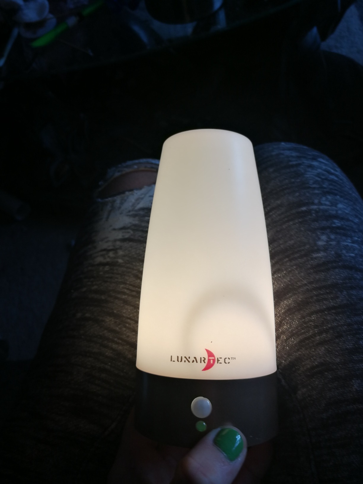 Lunartec LED-Tischlampen 2er-Set mit Bewegungsmelder warmweiß