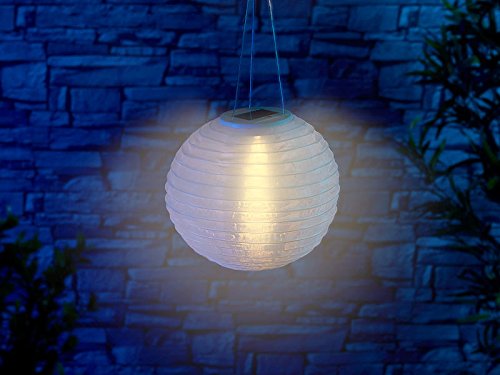 Lunartec Solar-Lampions 6er Set warmweiß Ø 30 cm IP44