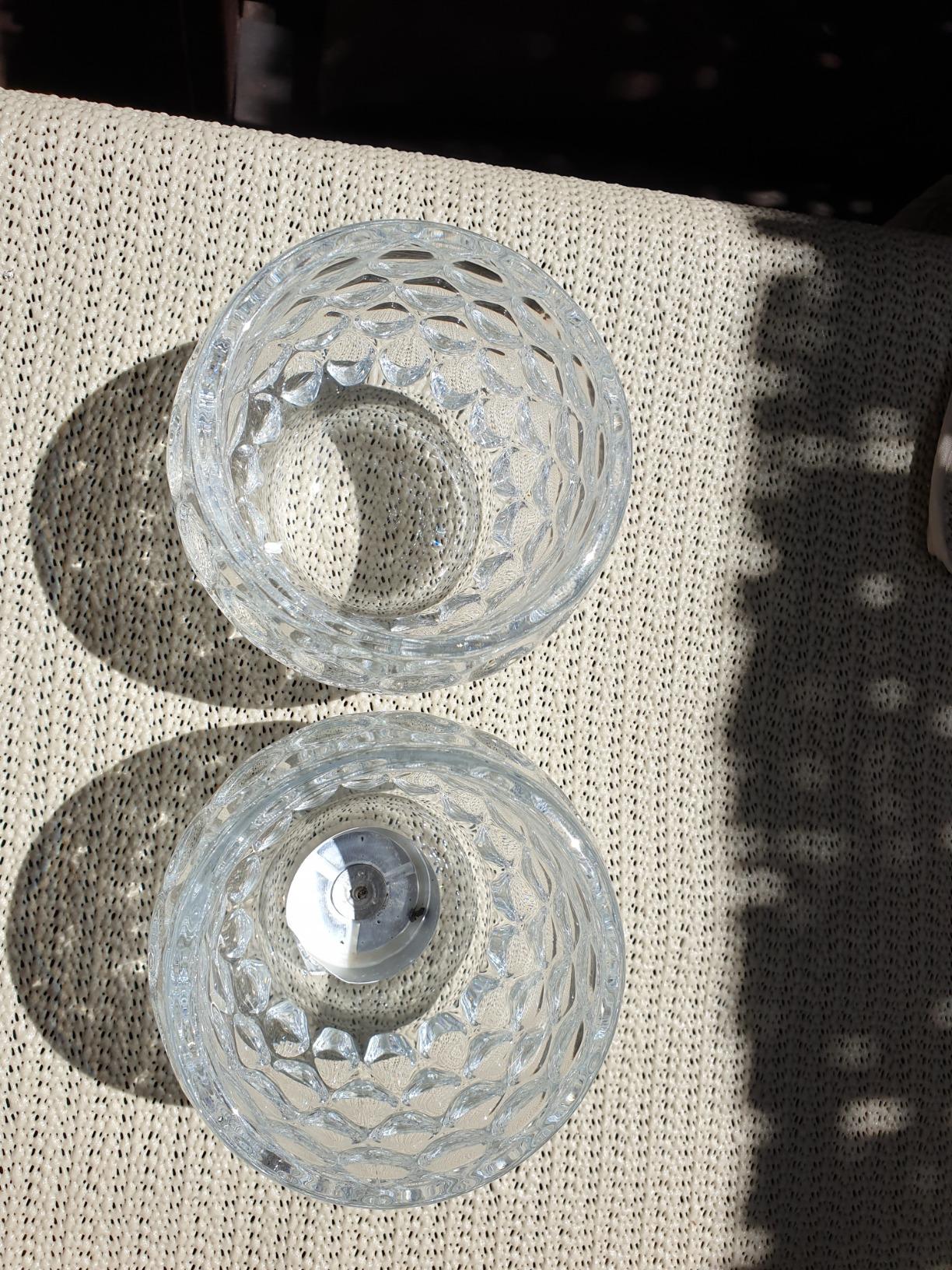 Lunartec Solarleuchte Glas warmweiss IP44 2er-Set 10cm