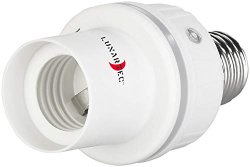 Lunartec Leuchtmittel Lampenadapter E27 4er-Pack Sensor