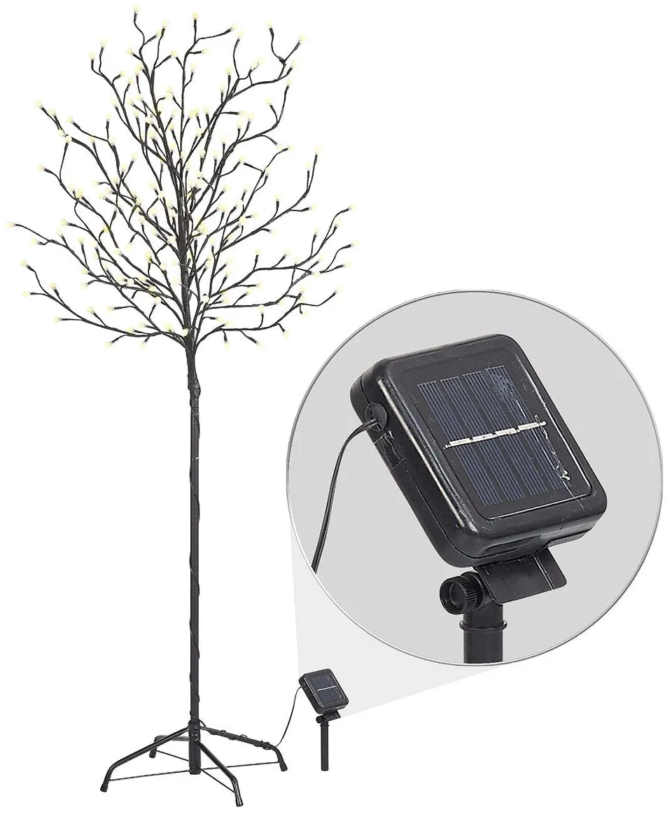Lunartec Licht-Dekoration Solar-Lichterbaum 150cm 200 LEDs