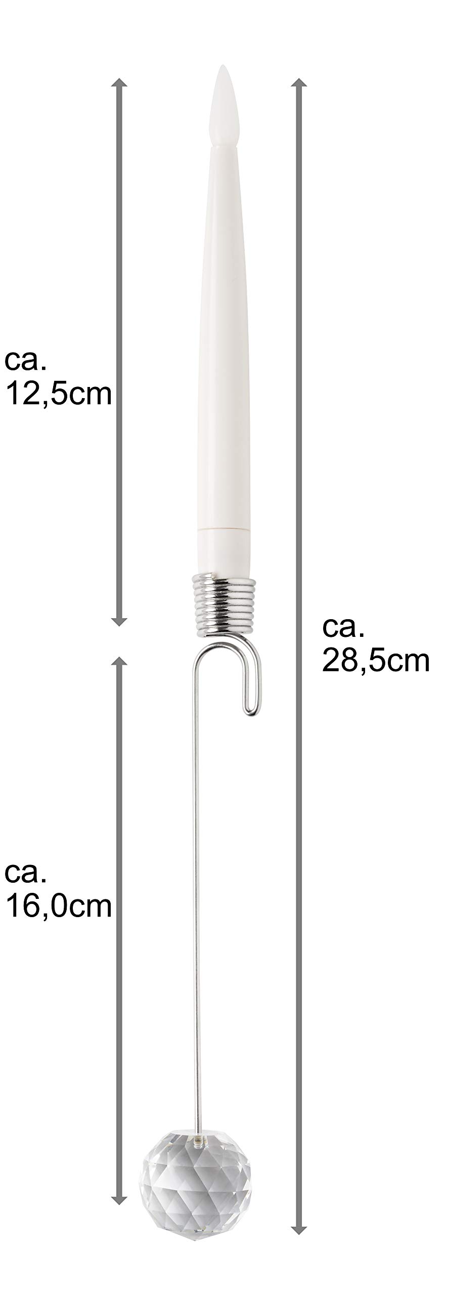 Bonetti Wireless Christmas Candles Baumkerzen 10er silber