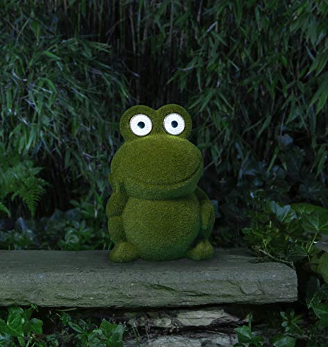 Bonetti Solar Lights Dekofigur 2er-Set Frosch & Hund